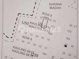 Kavling di Jalan Lebar Cluster Padma, Citra Maja Raya, Tangerang