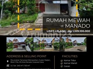 Rumah Nyaman dan Asri di Tengah Kota Manado