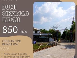 Kavling Perumahan Cikawao Majalaya SHM cuma 800rb/m