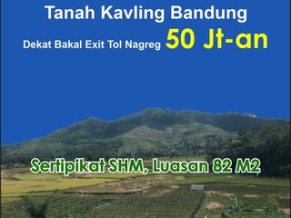Kapling Perumahan 700 Rb-an/m2 Dekat Jl Raya Nagreg Cicil12x
