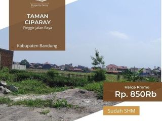 800 Ribuan/M2 Kaplingan Tepi Jl.Raya Ciparay Bandung Selatan