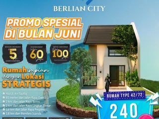 Promo, WA 0823-3511-----, Perumahan Murah Dekat Merr Surabaya Di Bawah 300 Juta, Berlian City