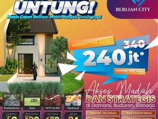 Terlengkap, WA 0823-3511-----, Rumah Dekat Toll Tambak Sumur Hanya 300 Juta-an