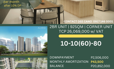 2 BR PRE-SELLING IN PASIG-11min AWAY TO GREENHILLS SAN JUAN - THE LATTICE AT PARKLINKS