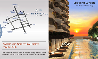 FOR SALE:  RFO 52.30 sqm 1BR Condo Unit along Roxas Boulevard at The Radiance Manila Bay