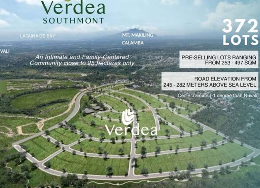 LOT FOR SALE in Cavite Verdea Southmont Estate Silang | Lamudi.com.ph