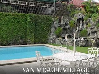 Spacious House with Pool for Sale in San Miguel Village, Makati City