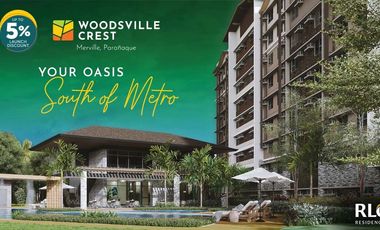 For Sale: Pre-selling Woodsville Crest 1BR Condo Unit at Merville, Paranaque