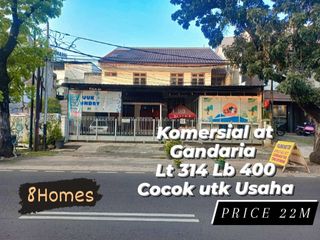 Komersial Luas 314 Gandaria Kebayoran Baru Pinggir Jalan