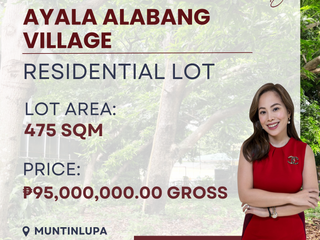 Ayala Alabang Village 475 SQM Residential Lot | Prestigious Address in Muntinlupa City