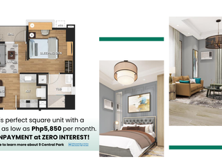 Condo for Sale at 9 Central Park in Northwin Global City, Bulacan (No Downpayment at Zero Interest)