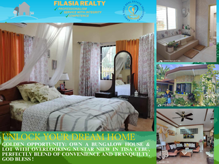 "Bungalow" 1 Storey House & Lot with Overlooking View terrace for sale in Tisa Labangon Cebu City Cebu Philippines