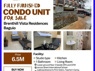 💙Fully Furnished Condo Unit💙  📍 Brenthill Vista Residences  Upper, Yangco Rd, Baguio City