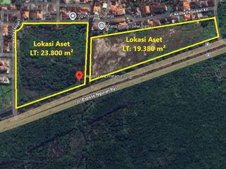 Tanah 4,3 Ha Hanya 13 Jt/m² Di Jl. Raya Bypass Nugrah Rai Sidakarya Denpasar Selatan