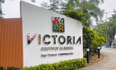 RESIDENTIAL LOTS FOR SALE IN VICTORIA HOMES ALABANG MUNTINLUPA