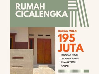 jual cepat rumah murah siap huni dekat sman 1 cicalenka hanya 100 jutaan