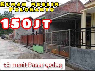 RUMAH DEKAT PACUAN KUDA POLOKARTO DI POLOKARTO SUKOHARJO