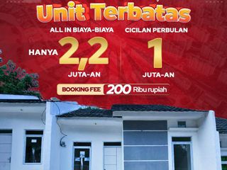 RUMAH PALING STRATEGIS DI BANDUNG TIMUR BOOKING 1 JUTA TANPA DP READY STOCK