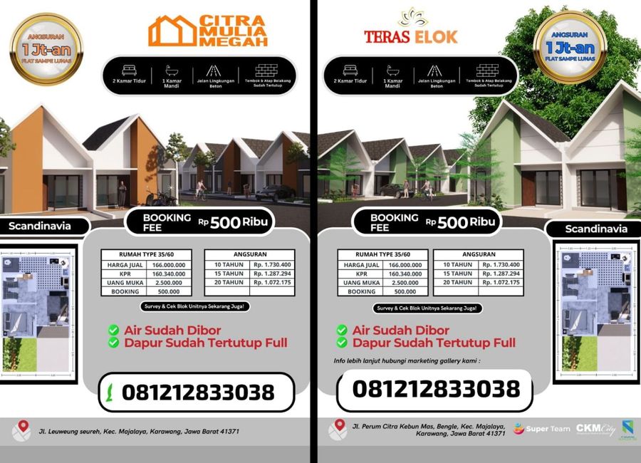 Perum Teras Elok & Citra Mulia Megah, rumah subsidi siap huni dengan ...