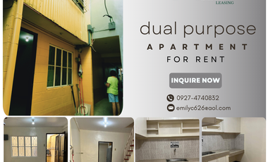 DUAL PURPOSE APARTMENT FOR LEASE - UNIT 9F in Kamuning Quezon City