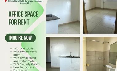 OFFICE SPACE FOR LEASE - UNIT 4L  in KAMUNING QUEZON CITY