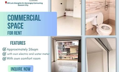 COMMERCIAL SPACE FOR LEASE - 2ND FLR UNIT A in Kamuning Quezon City