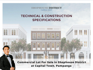 Commercial Lot For Sale in Shophouse District at Capital Town, Pampanga