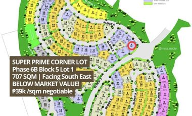 ₱39,000/SQM Corner Lot for sale in Phase 6B in Ayala Greenfield Estates in Calamba Laguna
