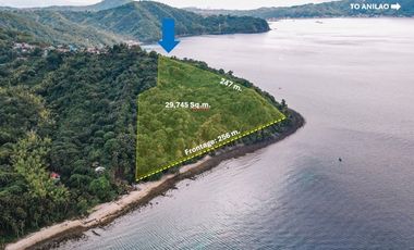 Beachfront Lot For Sale in Locloc, Bauan, Batangas near Anilao