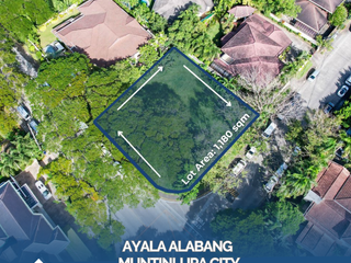 Prime Corner lot for Sale in Ayala Alabang Village Muntinlupa City