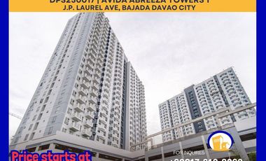 Studio Unit with Parking Space for Sale in Avida Towers Abreeza Bajada Davao City