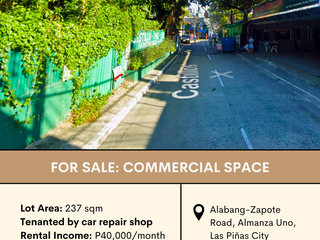 FOR SALE: Commercial Space in Alabang-Zapote Road, Almanza Uno, Las Piñas City