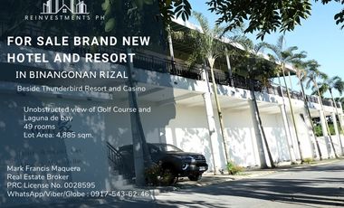 For Sale! Brand-new Hotel and Resort in Binangonan Rizal