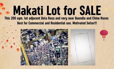 Makati lot with old structure near Dela Rosa & Chino Roces