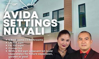 Brand New Modern Scandinavian 4-Bedroom House for Sale in Avida Settings Nuvali – Corner Lot Across Pocket Park