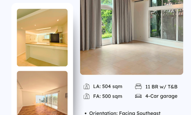 FOR LEASE House & Lot located at San Lorenzo Village, Brgy. San Lorenzo, Makati City