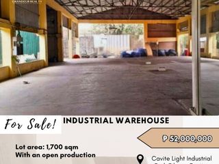 For Sale: Industrial Warehouse located at Cavite Light Industrial Park Silang, Cavite