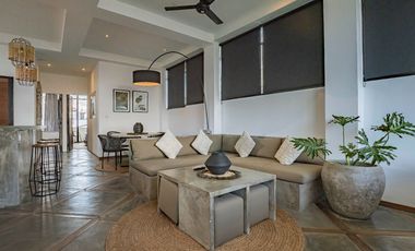 Apartemen dua kamar 400 meter dari pantai Canggu