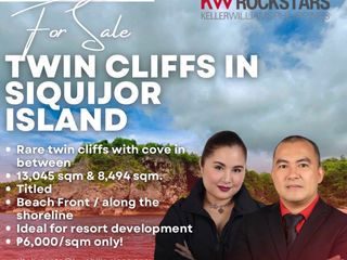 FOR SALE: The ONLY TWIN CLIFF Property in Siquijor! A Once-in-a-Lifetime Coastal Treasure in Lazi. Two Titled Clifftop Properties with Private Cove |