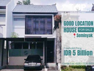 One gate system house 3+1 bedrooms at Prime Location Sunset road Seminyak