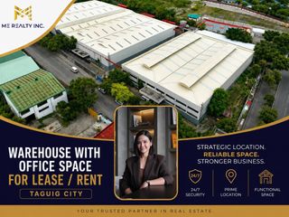 Warehouse with Office Space for Lease Rent in Taguig City