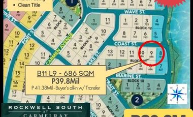 🌟 Rare ROCKWELL Subdivision Land  For Sale in Nuvali - Rockwell South at Carmelray