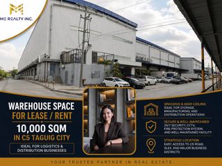 Warehouse Space for Lease Rent 10,000 sqm in C5 Taguig City