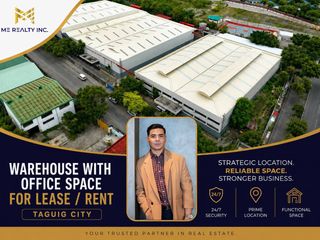 Warehouse with Office Space for Lease Rent in Taguig City