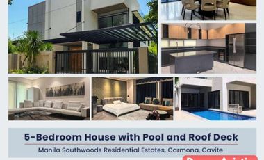 LUXURY 3-STOREY FAIRWAY HOUSE FOR SALE / LEASE | Manila Southwoods Golf Course View