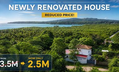 1-Bedroom Sea View House with Rooftop for Sale in Poro, Camotes Island, Cebu