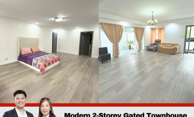 Modern 2 Storey Gated Townhouse with 3 Parking and Attic in New Manila, Quezon City