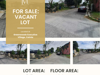 For Sale: Vacant Lot in Greenwoods Executive Village, Cainta