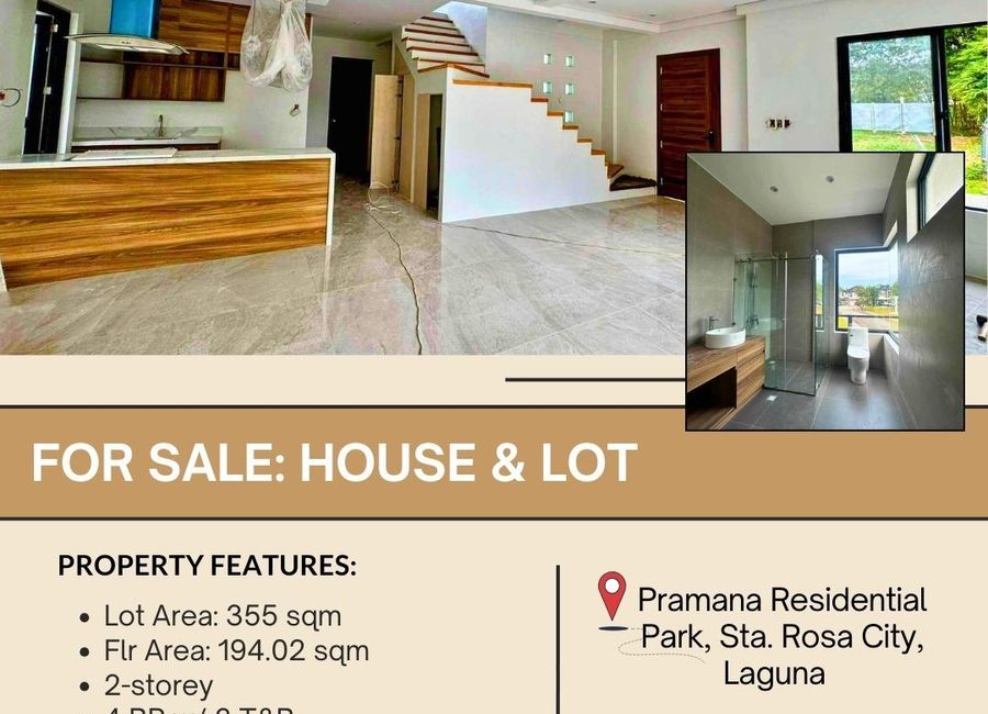 Pramana Residential Park, Malitlit, Santa Rosa, Laguna