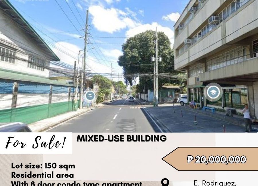 For Sale: Mixed-Use Building located at E. Rodriguez Quezon City ...